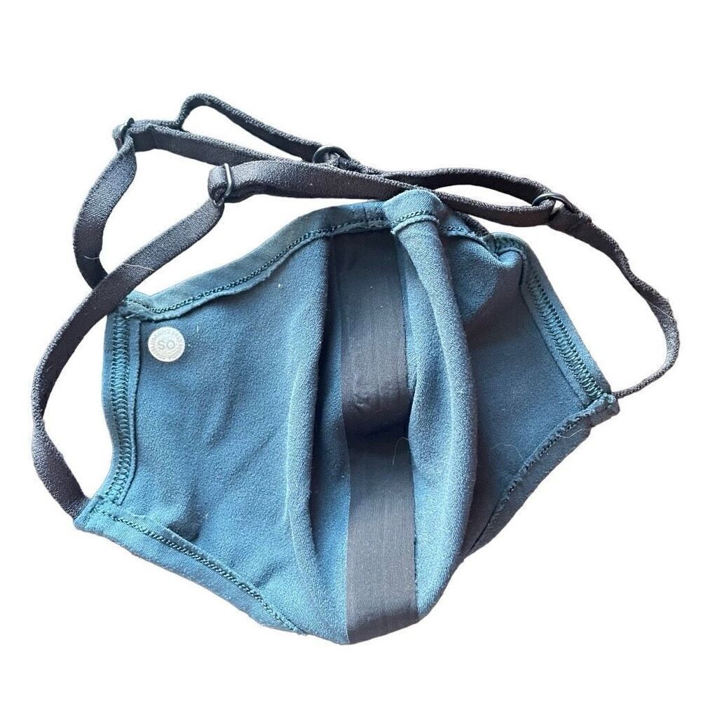 LULULEMON | blue adjustable face mask - Picture 2 of 3